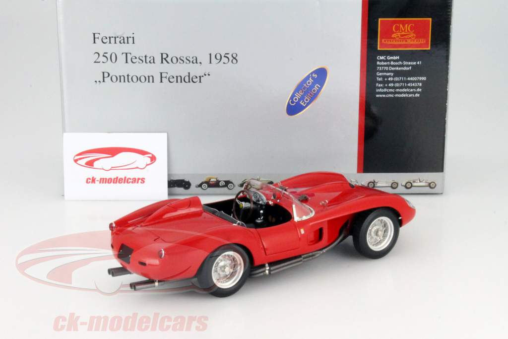 Ferrari 250 Testa Rossa Techno Classica 2015 rojo 1:18 CMC