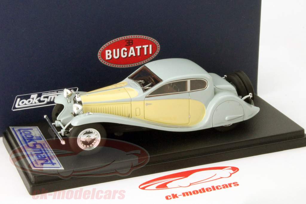 Bugatti Type 50 T Ano 1930 cinza claro / creme 1:43 LookSmart