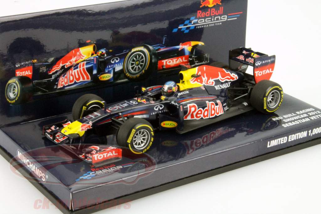 S. Vettel Red Bull Renault Red Bull RB8 Promo Formule 1 2012 1:43 Minichamps