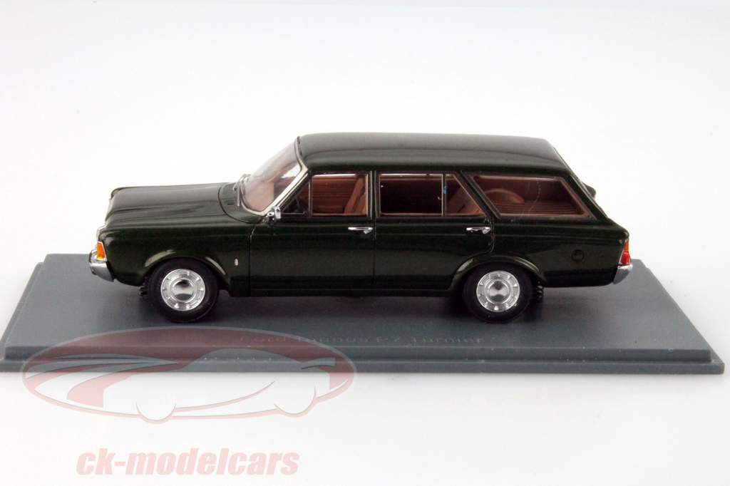 Ford Taunus P7 Turnier dunkelgrün metallic 1:43 Neo