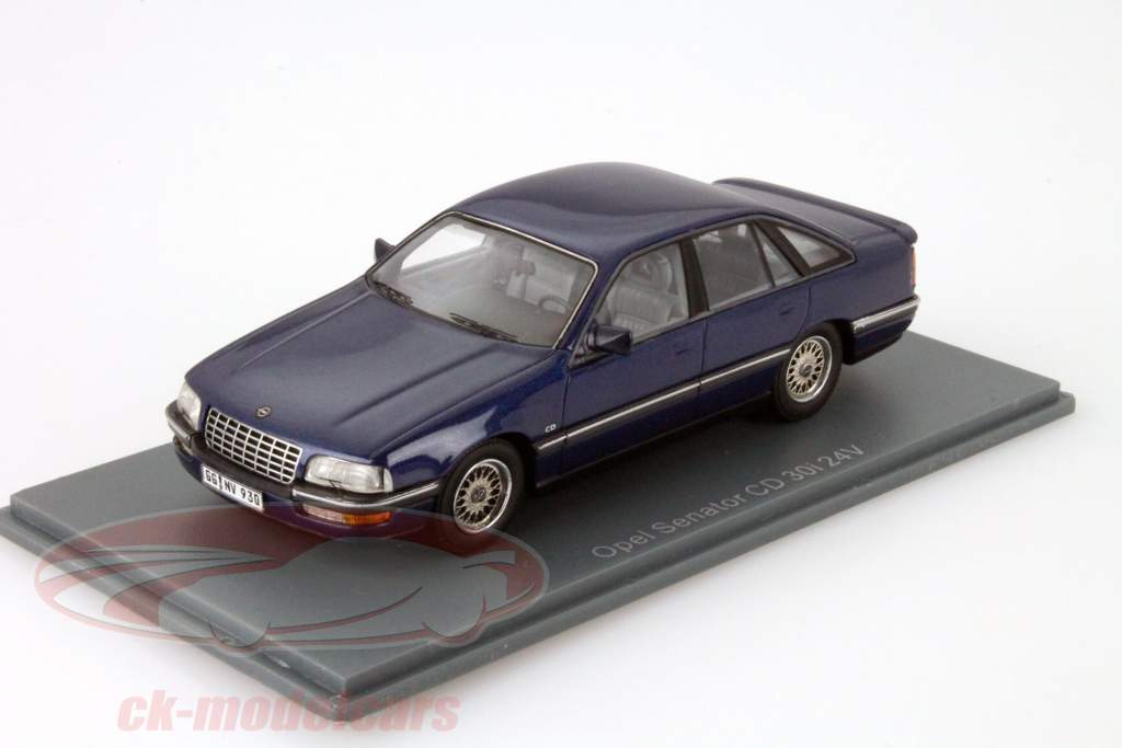 Opel Senator CD 30i 24V blå metallic 1:43 Neo