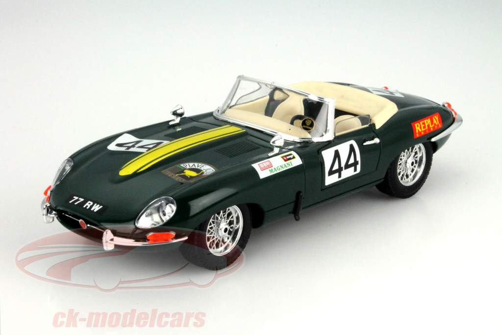 Jaguar E-Type Cabriolet #44 ano 1961 1:18 Bburago