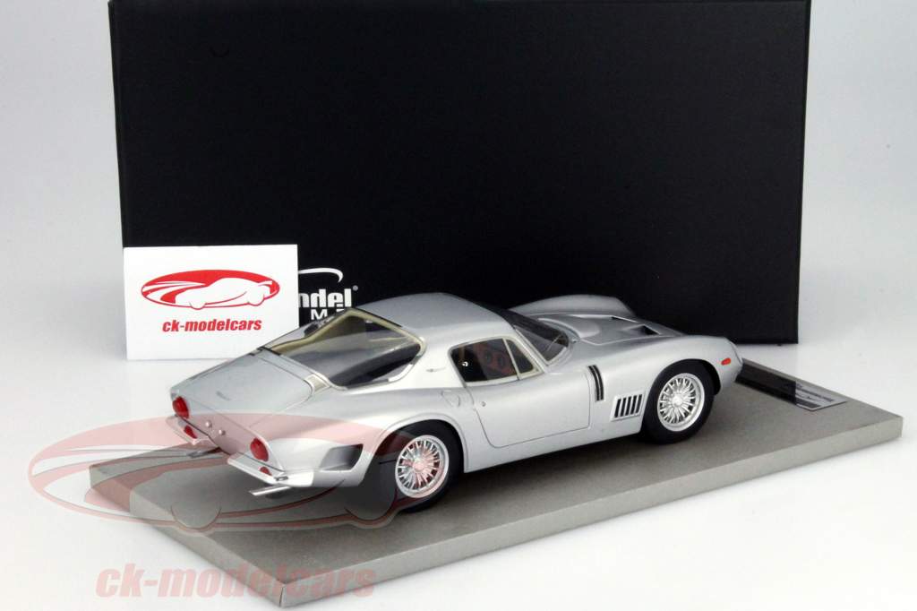 Bizzarrini 5300 GT Year 1964 silver 1:18 Tecnomodel