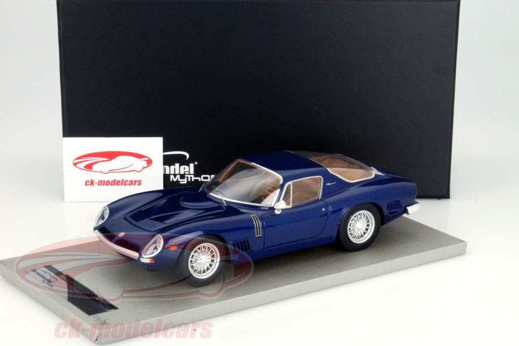 Bizzarrini 5300 GT Año 1964 azul metálico 1:18 Tecnomodel