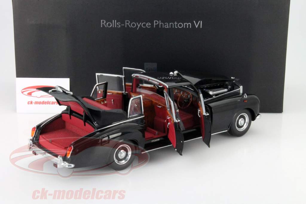 CMF 1:18 Rolls Royce Phantom VI Landaulet black with red