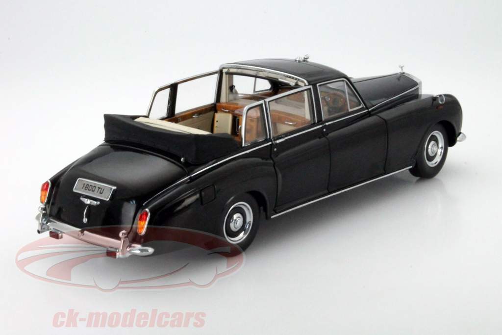 Rolls Royce Phantom VI Landaulet nero con bianco Interno 1:18 CMF