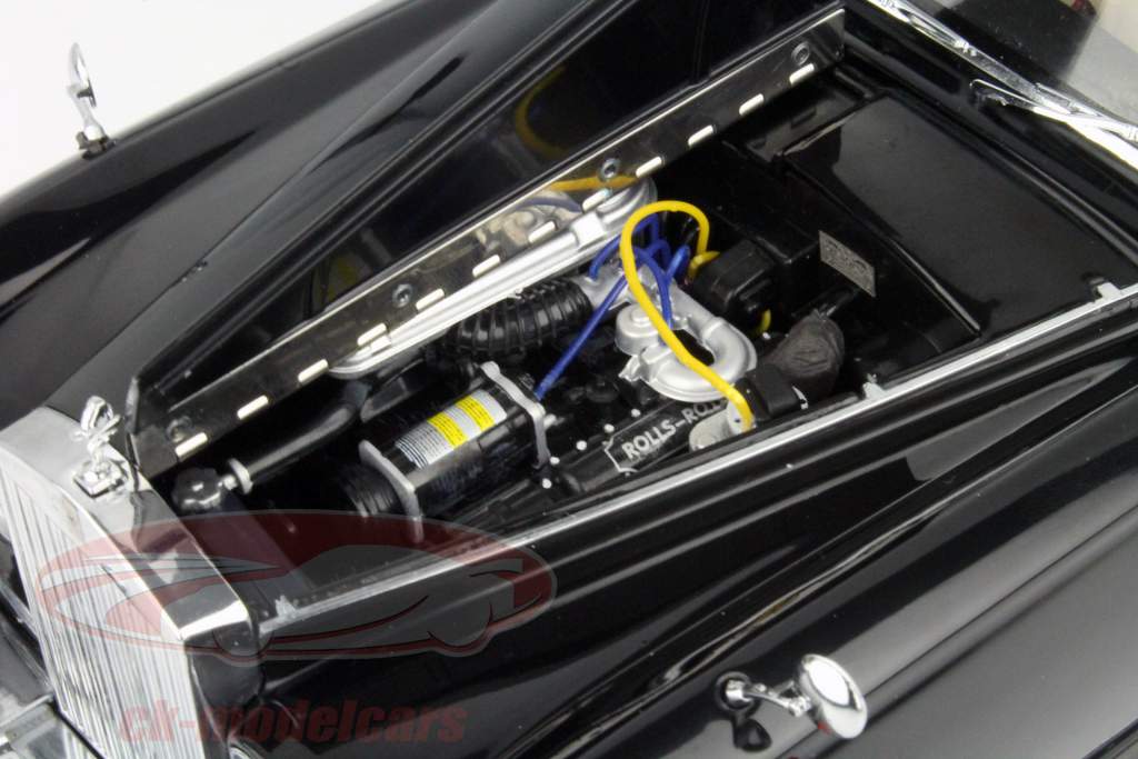 Rolls Royce Phantom VI Landaulet nero con bianco Interno 1:18 CMF