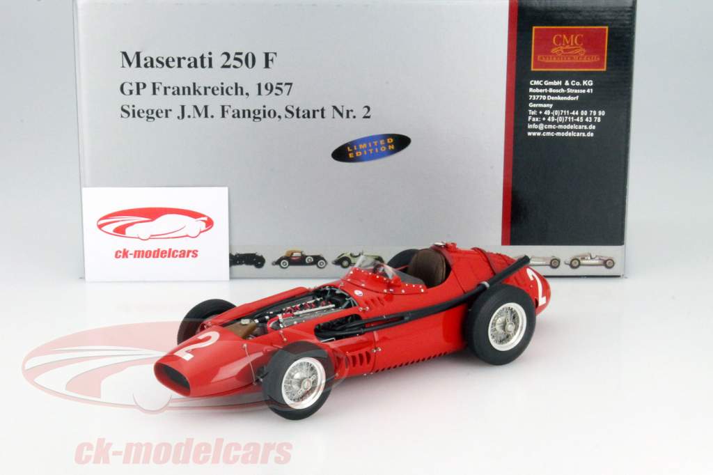 マセラッティ250F   1/18 CMC 1:18 Fangio Maserati 250F #2 formula 1 worldchampion