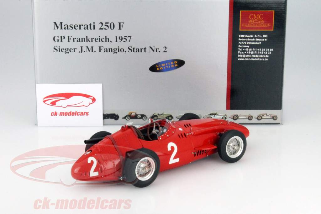 CMC 1:18 Fangio Maserati 250F #2 formula 1 worldchampion