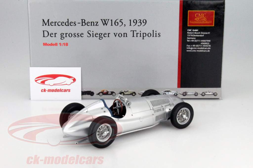 CMC 1:18 メルセデスベンツW165＃2トリポリ式1の勝者1939 分 M