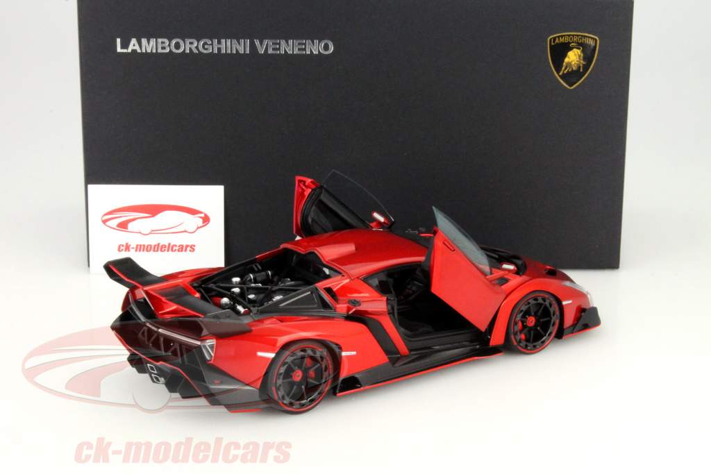 外*山様 Veneno autoart 1/18 ジャンク品。 AUTOart 1:18 Lamborghini Veneno Year 2013 red 74508 model