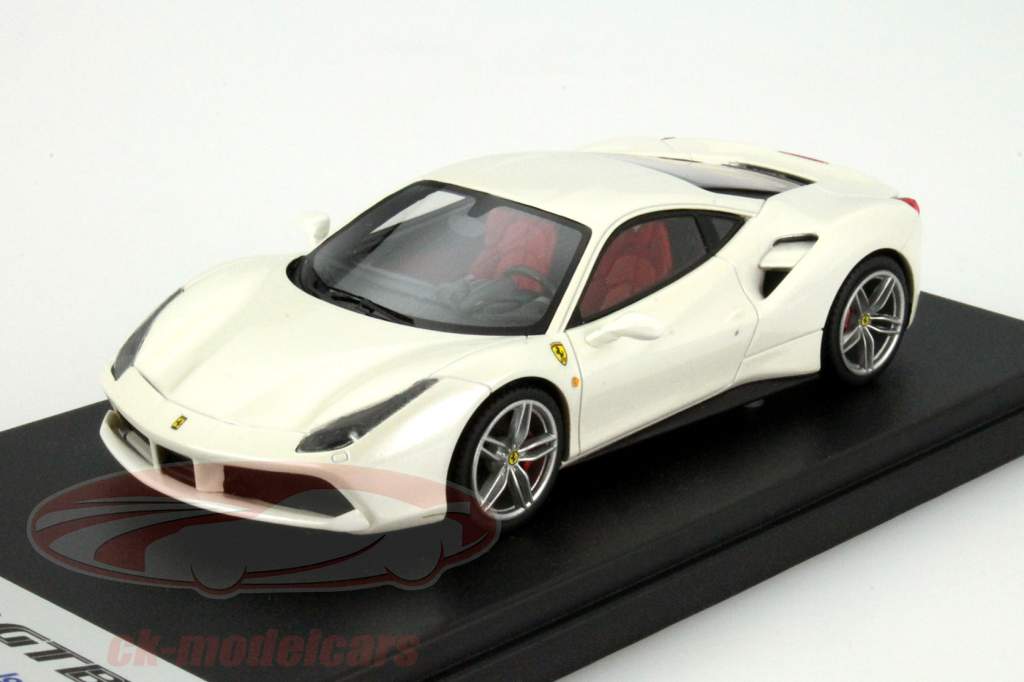 法拉利 488 GTB 日内瓦国际车展 2015 白色 1:43 LookSmart