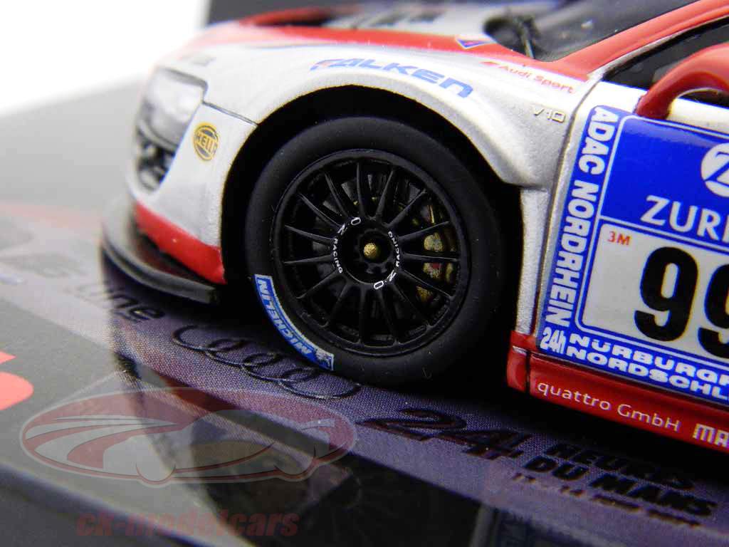 Minichamps 1:43 アウディR8 LMS＃99 Sライン24時間ニュルブルク