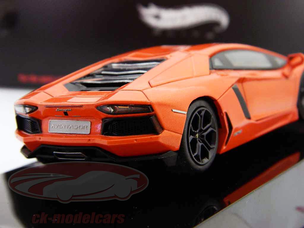 Lamborghini Aventador arancio 1:43 HotWheels Elite