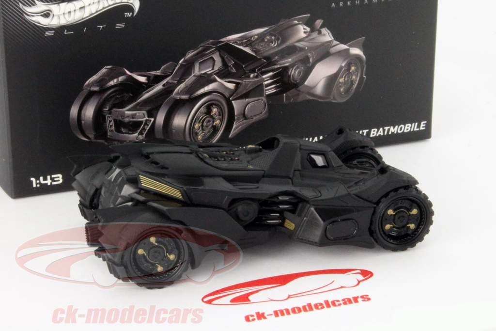 Batman Arkham Knight Batmobile schwarz 1:43 HotWheels Elite