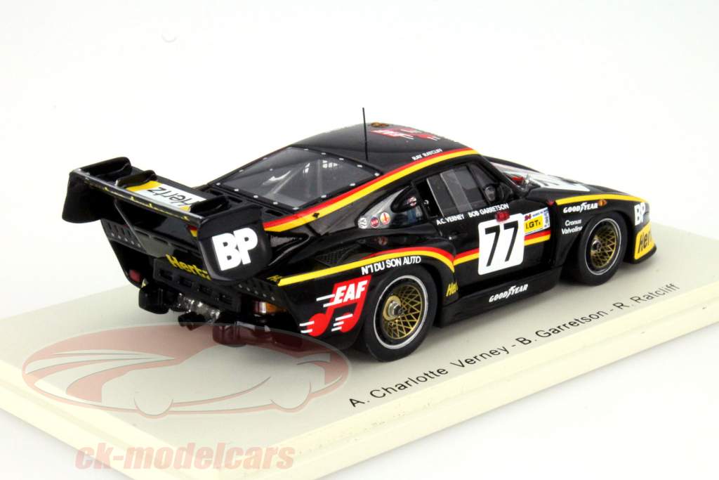 保时捷 935 K3 #77 勒芒24小时耐力赛1982 Garretson Developments车队 1:43 Spark
