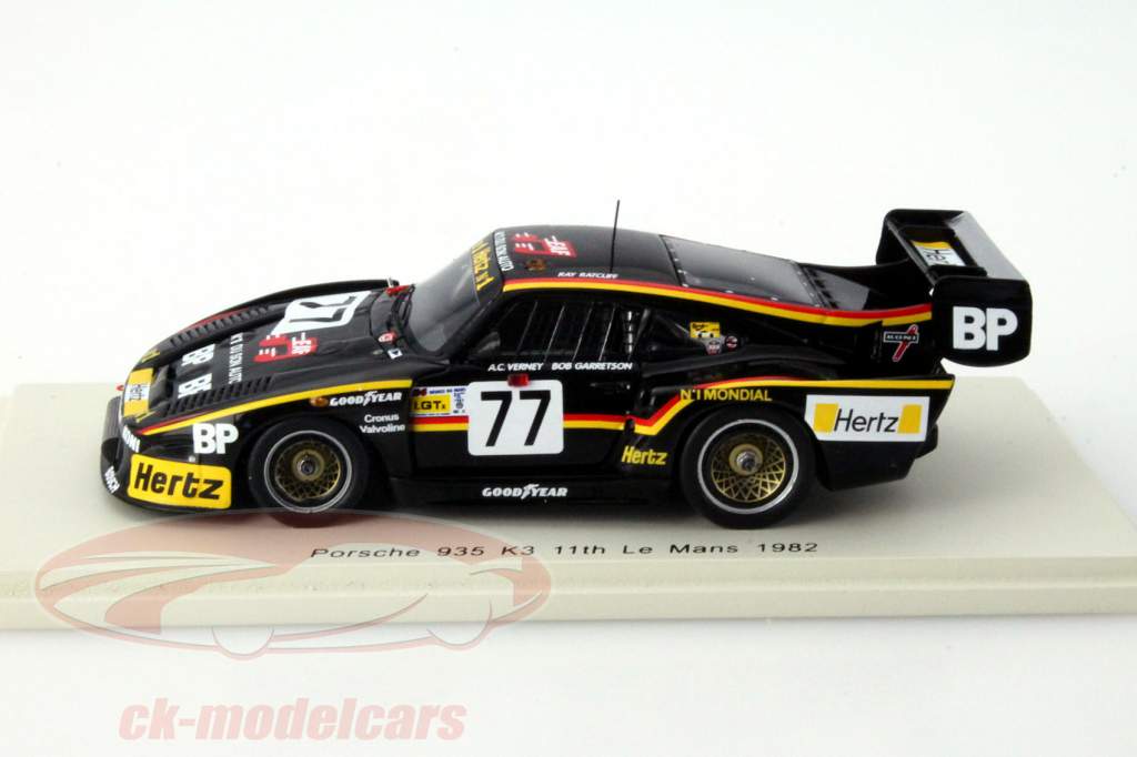 保时捷 935 K3 #77 勒芒24小时耐力赛1982 Garretson Developments车队 1:43 Spark