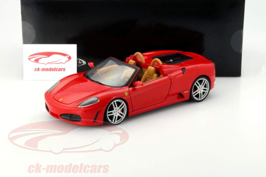 Ferrari F430 Spider rosso 1:18 HotWheels
