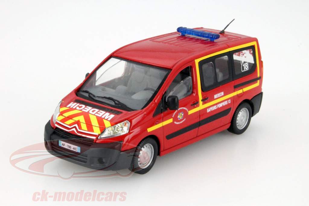 雪铁龙 Jumpy VLM 消防员 2007年 红色 1:43 Solido