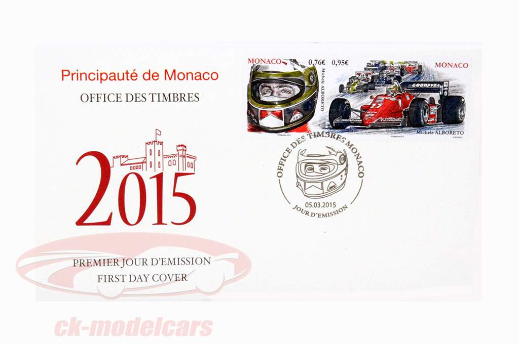 Envelop: Special Edition 2015 Monaco Formule 1 Michele Alboreto
