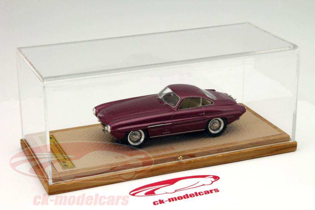 Fiat 8V Ghia Париж салон Год 1953 красный металлик с колесами провода 1:43 EMC