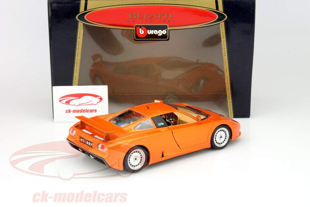 【レトロ美品】1991年 Bburago 1/18 BUGATTI EB 110 Burago 1:18 1991 Bugatti EB 110 | eBay
