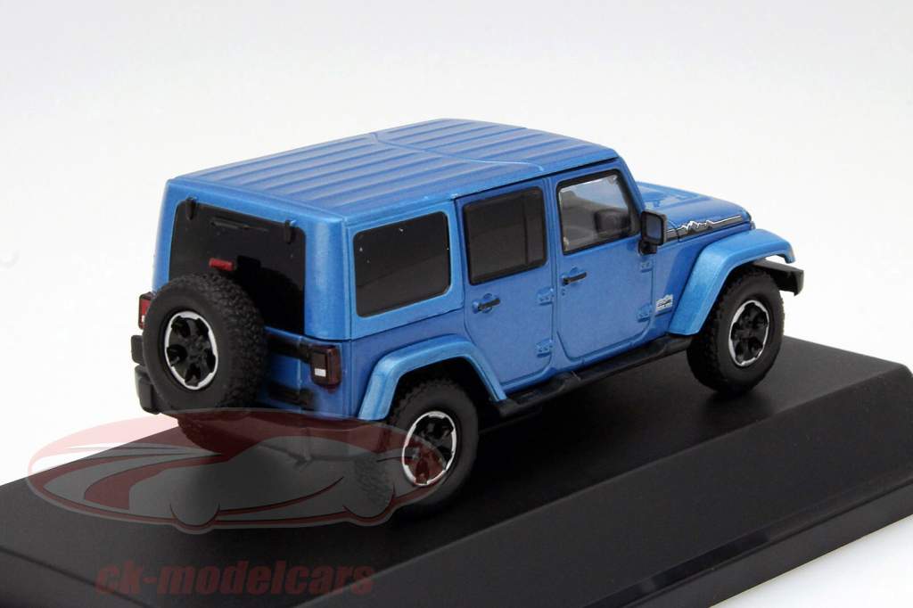 ジープ·ラングラーの4ドア2015年ブルーメタリック1時43分グリーンライト