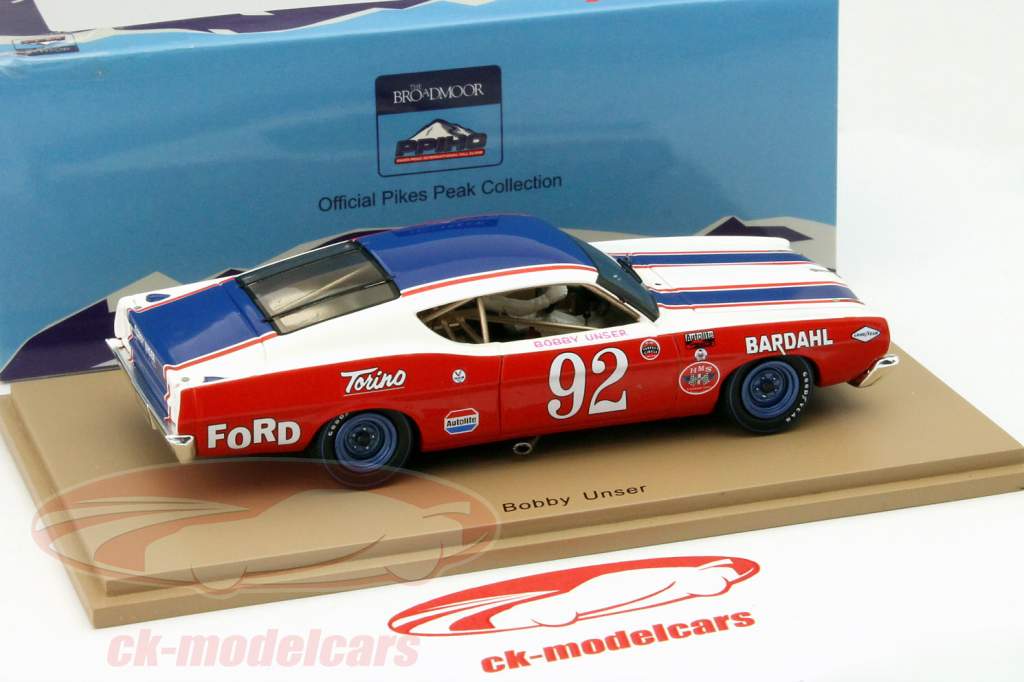 フォードトリノ＃92ウィナーパイクスピーク1969ボビー·アンサー午前1時43分スパーク