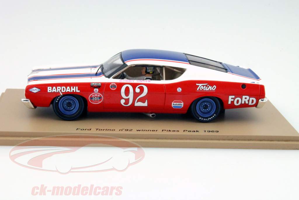フォードトリノ＃92ウィナーパイクスピーク1969ボビー·アンサー午前1時43分スパーク
