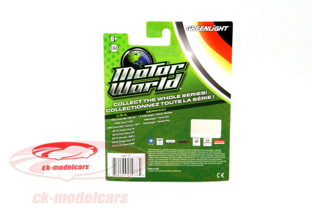 Volkswagen Samba Bus silber 1:64 Greenlight