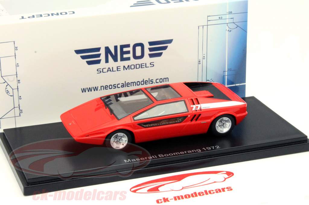 【新品】マセラティ ブーメランMaserati Boomerang モデルキット Amazon.co.jp: 1/43 マセラティ BOOMERANG Italdesign レジン