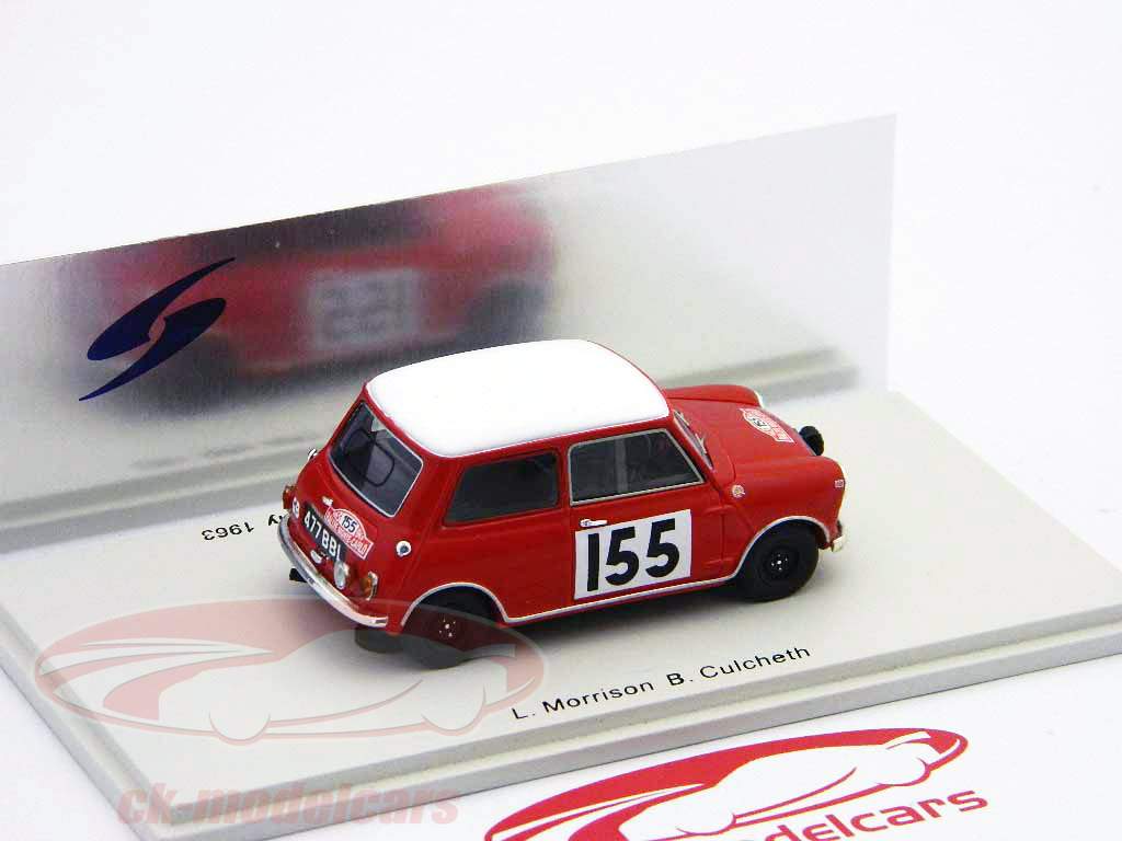 モーリスクーパー＃155ラリーモンテカルロ1963 1:43スパーク