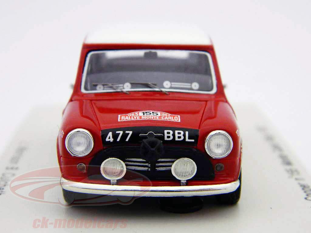モーリスクーパー＃155ラリーモンテカルロ1963 1:43スパーク