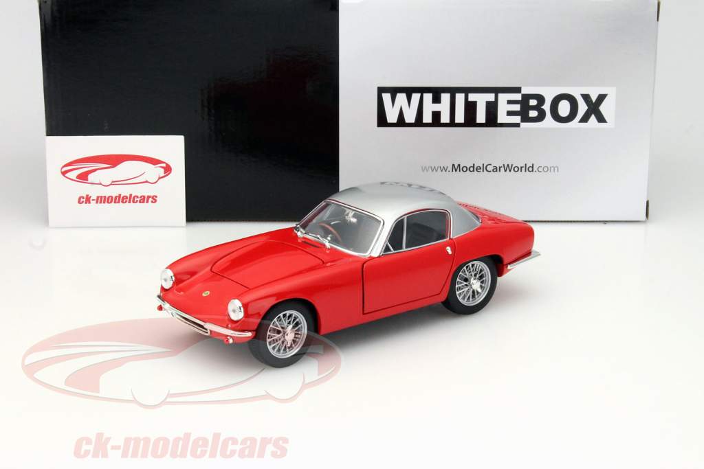 莲花 精英 红/银色 1: 18  Whitebox