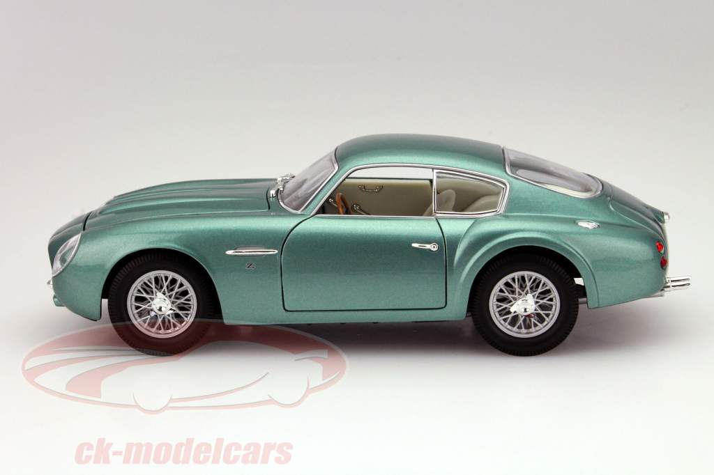 阿斯顿·马丁 DB4 GT Zagato 绿金属色 1:18 WhiteBox