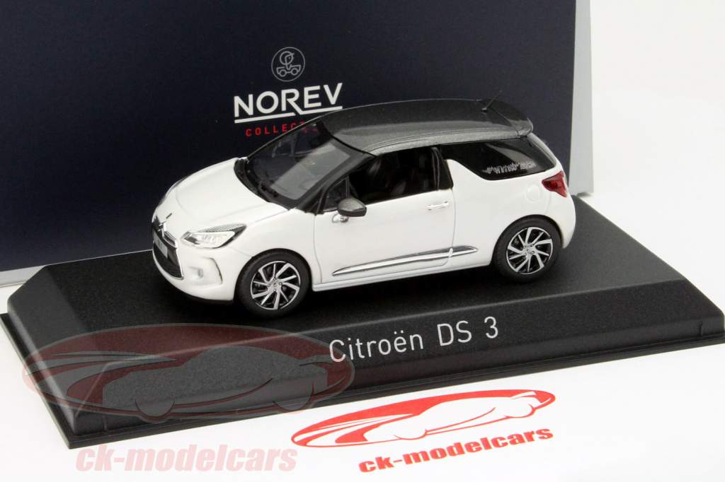 Citroen DS3 År 2014 perlehvid / Moondust 1:43 Norev