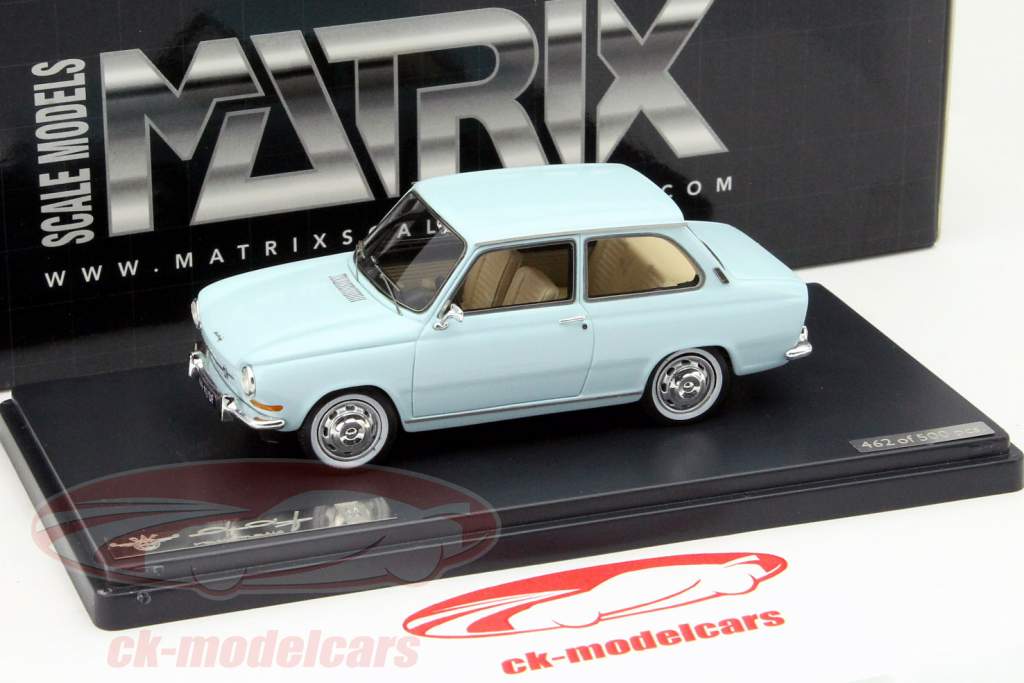 DAF 44 costruito nel 1966 azzurro 1:43 Matrix