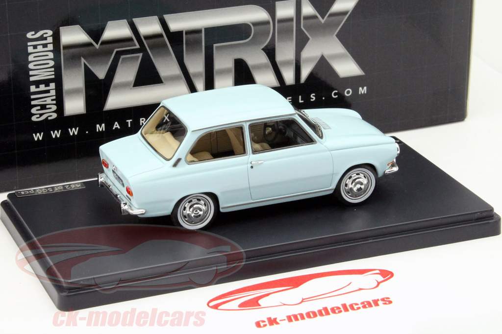 DAF 44 Jaar 1966 lichtblauw 1:43 Matrix