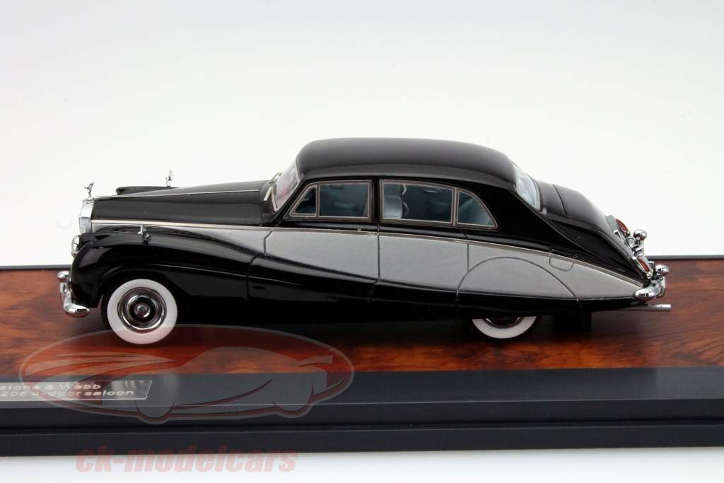 Rolls-Royce Фристоун и Уэбб построен в 1957 году черный / серебристый 1:43 Matrix