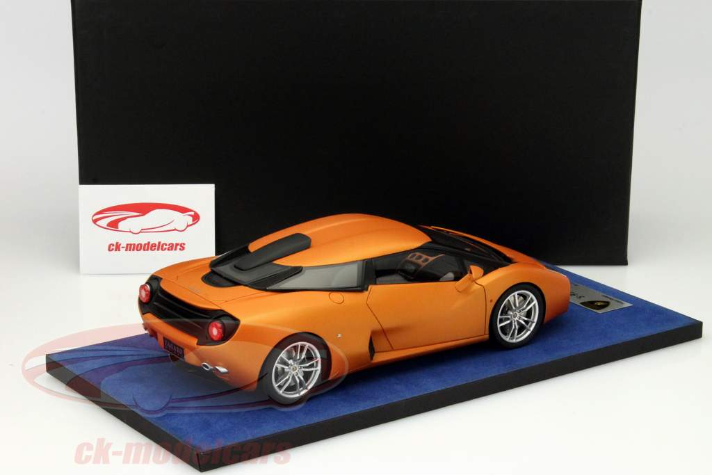 ミニカー LOOKSMART Lamborghini 5-95 Coupe Zagato LookSmart 1:18 Lamborghini 5-95 Zagato yellow metallic with