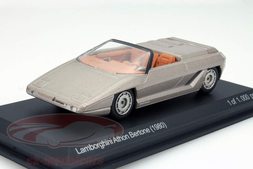 Lamborghini Athon Bertone année 1980 marron clair 1:43 WhiteBox
