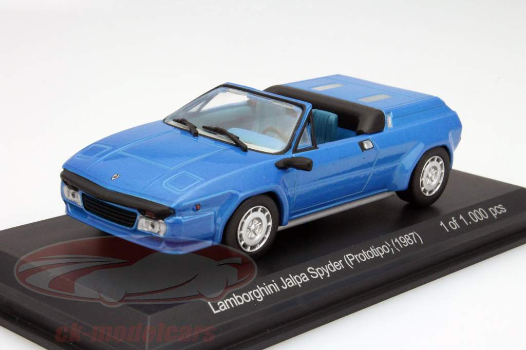 兰博基尼 Jalpa Spyder Prototipo 1987年 蓝色 1:43 WhiteBox