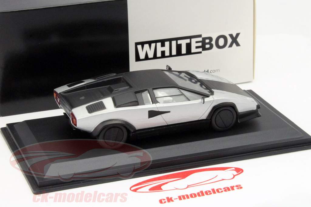 Lamborghini Countach Evoluzione 1987 год серебро / черный 1:43 Whitebox