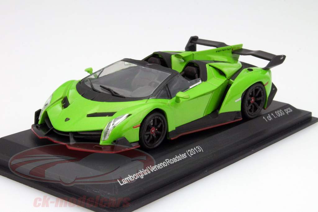 Lamborghini Veneno Roadster verde Ano 2013 1:43 whitebox