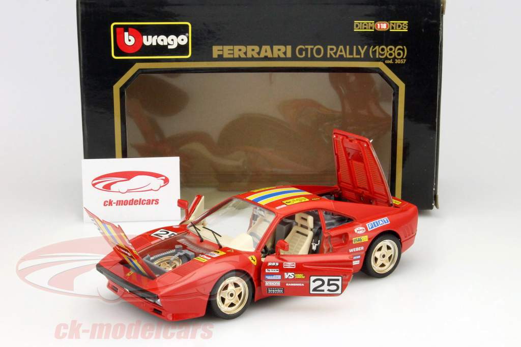 aaron　burago Ferrari GTO 1/18 Burago 1:18 1984 Ferrari GTO. Made In Italy | eBay