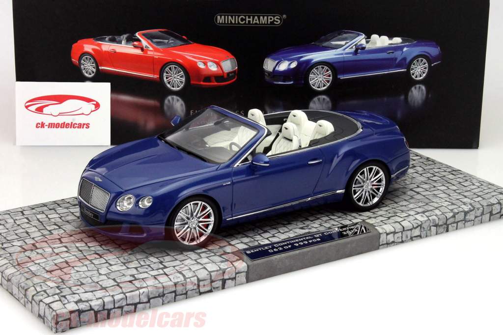 ミニカー 1/18 BENTLEY CONTINENTAL GT/minichamps Minichamps 1:18 Bentley Continental GT Speed Convertible