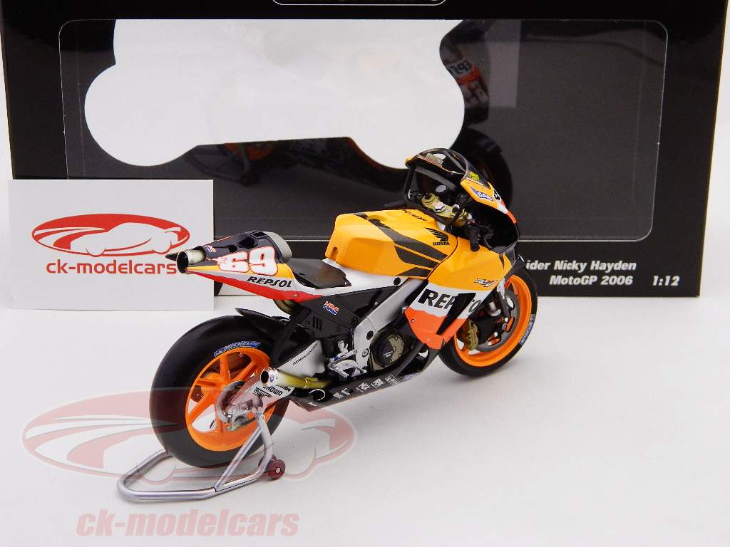 Minichamps 1:12 Repsol Honda RC212V Nicky Hayden Moto GP