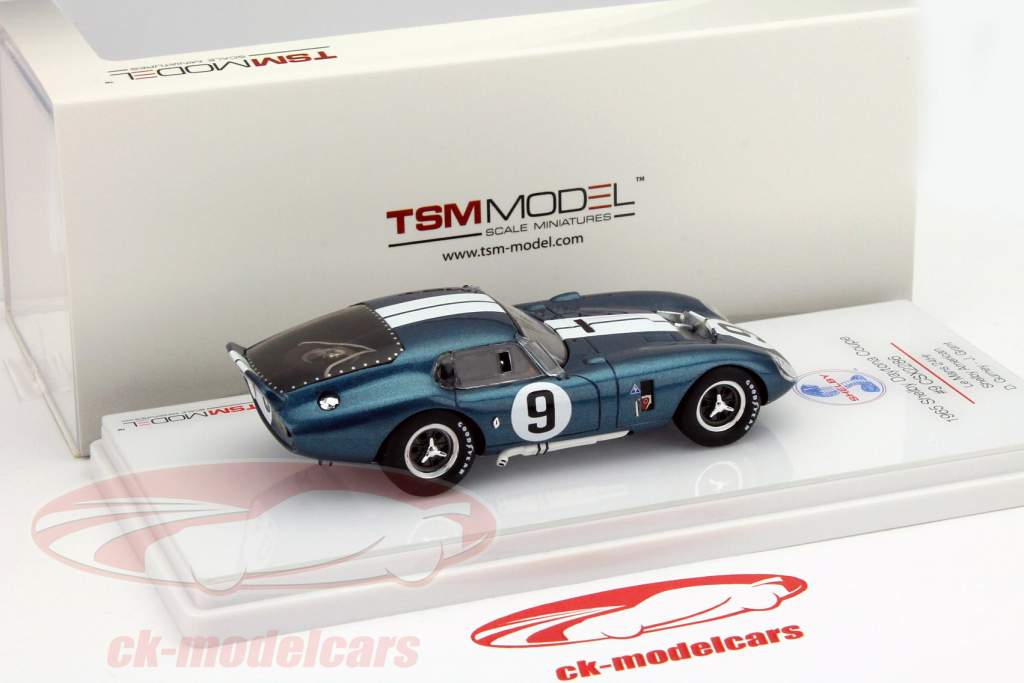 谢尔比迪通拿轿跑车＃9 勒芒24小时耐力赛 1965 美国谢尔比车队1:43 TrueScale