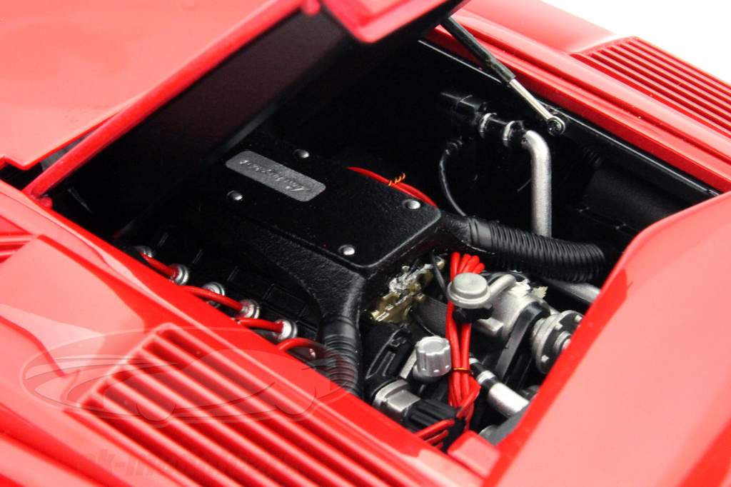 Lamborghini Countach 25th Anniversary издание 1988 1:18 красный Autoart