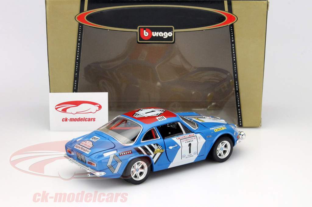 Bburago 1:18 Alpine A 110 1600S #1 Tour de Corse 1973